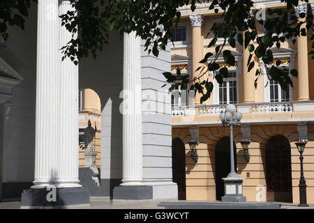 Detail von Emilio Bacardi Moreau Museum, Santiago De Cuba, Kuba Stockfoto