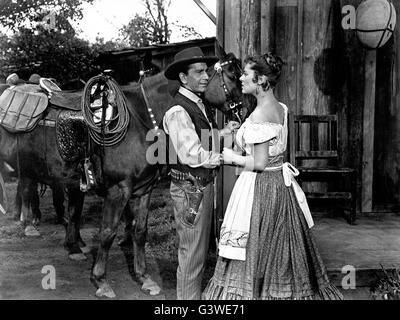 Die Raiders, aka: Gier Nach Gold, USA 1952, Regie: Lesley Selander, Monia: Richard Conte, Viveca Lindfors Stockfoto