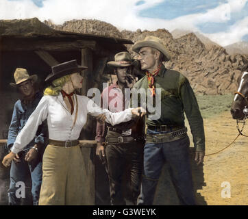 Ride Lonesome, aka: Auf heraus Faust, USA 1958, Regie: Budd Boetticher, Monia: Karen Steele, James Best, Randolph Scott Stockfoto