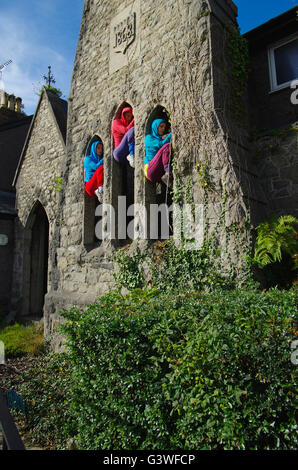 Bodies in Urban Spaces, Bangor, North Wales, Vereinigtes Königreich. Stockfoto