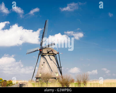 Kinderdijk-Windmühle, die Niederlande. Stockfoto