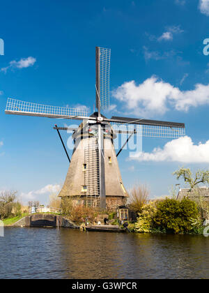 Kinderdijk-Windmühle, die Niederlande. Stockfoto