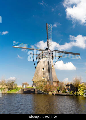 Kinderdijk-Windmühle, die Niederlande. Stockfoto