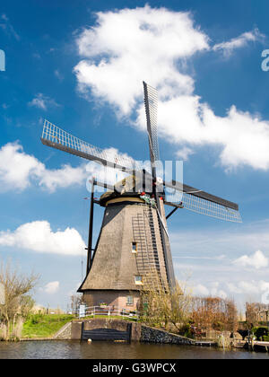 Kinderdijk-Windmühle, die Niederlande. Stockfoto