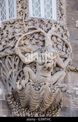 Europa, Portugal, Sintra, Palacio Nacional da Pena (The Feather Palace) Stockfoto