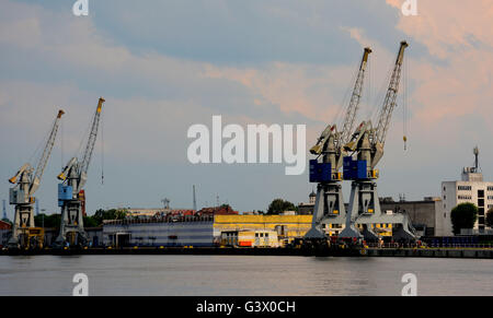 Hafen Danzig Polen Stockfoto