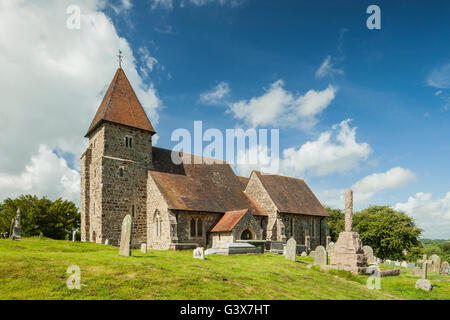 St. Laurence Kirche in Guestling, East Sussex, England. Stockfoto