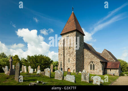 St. Laurence Kirche in Guestling, East Sussex, England. Stockfoto