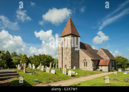 St. Laurence Kirche in Guestling, East Sussex, England. Stockfoto