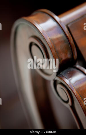 handgefertigt aus Holz Sessel detail Stockfoto