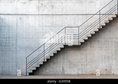 Treppe, Benesse Museumshaus Naoshima, Japan Stockfoto