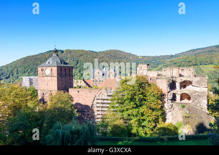 Burg, Deutschland, Baden-Württemberg, Kurpfalz, Heidelberg Stockfoto