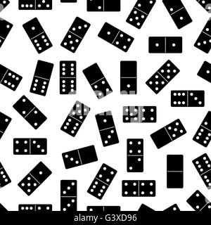 Nahtlose Domino Hintergrund Stock Vektor