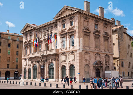 Hotel de Ville, alten Hafen, Marseille, Frankreich Stockfoto