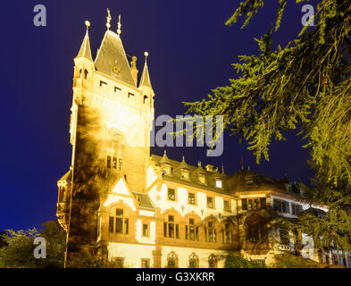 ehemalige Burg, jetzt Rathaus, Weinheim, Kurpfalz, Baden-Württemberg, Deutschland Stockfoto
