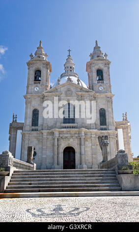 Das Heiligtum unserer lieben Frau von Sameiro in Braga, Portugal Stockfoto