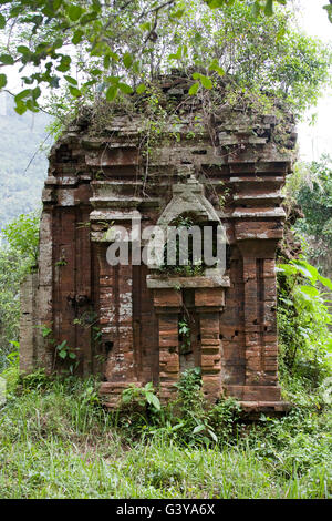 Tempelruinen von meinem Sohn, UNESCO-Weltkulturerbe, Vietnam, Südostasien, Asien Stockfoto