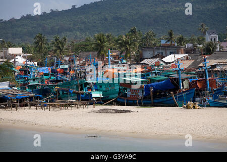 Hafen von Duong Dong, Insel Phu Quoc, Vietnam, Südostasien, Asien Stockfoto