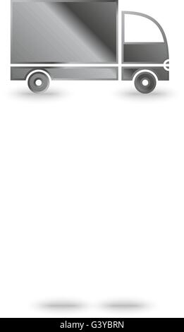 Symbol "Lieferung LKW" Stock Vektor