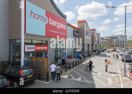 Home Schnäppchen Shop Stockfoto