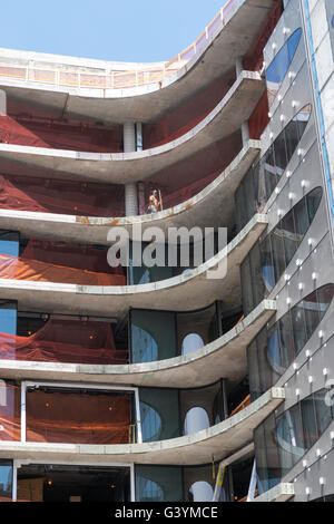 Zaha Hadid Building im Bau, The High Line, NYC, USA 2016 Stockfoto