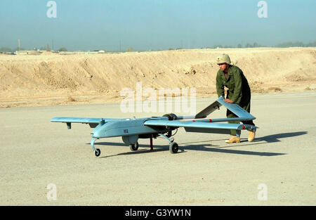 Eine RQ-7 Shadow 200 Tactical Unmanned Aerial Vehicle. Stockfoto