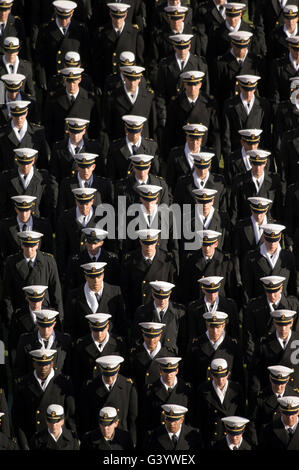 Midshipmen an der US Naval Academy. Stockfoto