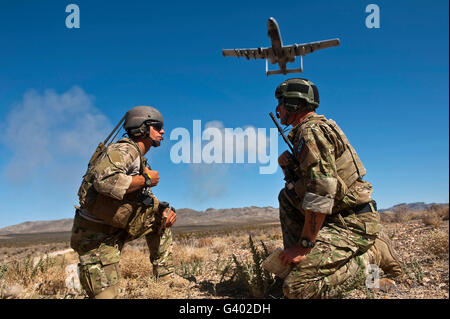 Gemeinsame Terminal Angriff Controllern fordern eine a-10 Thunderbolt II. Stockfoto