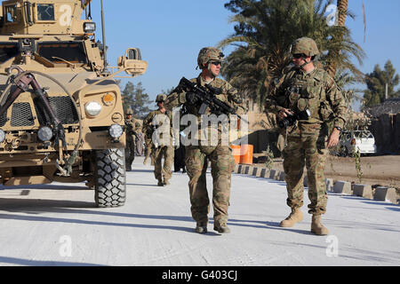 US-Militär Soldaten in Farah Stadt, Afghanistan. Stockfoto