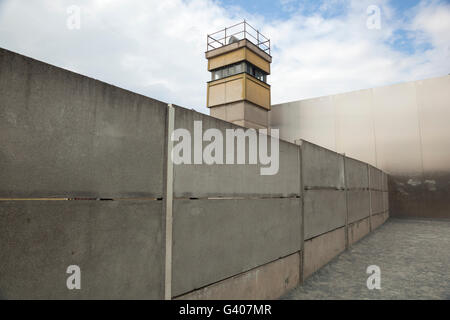 Eine Gedenkstätte Berliner Mauer Stockfoto