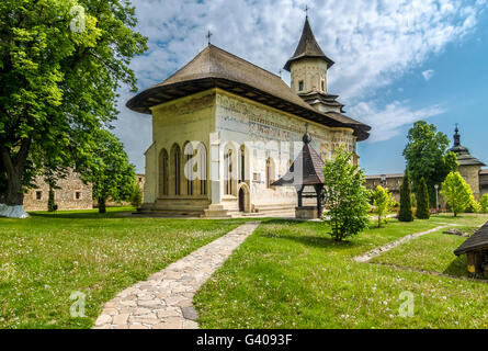 Probota das Kloster Sankt Nikolaus gewidmet ist eine orthodoxe Kirche in Probota Dorf, Dolhasca Stadt Suceava, Rumänien. Es war Stockfoto