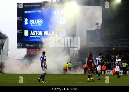 Fußball - Barclays Premier League - Birmingham City V Aston Villa - St Andrew Stockfoto