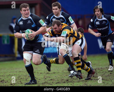 Rugby-Union - Heineken Cup - sechs Pool - Glasgow Warriors V London Wasps - Firhill Arena Stockfoto