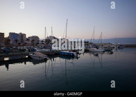 Hafen von El Puerto, Roquetas de Mar, Costa de Almeria, Andalusien, Spanien, Europa Stockfoto