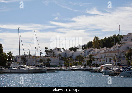 Marina von La Herradura, Costa Tropical, Andalusien, Spanien, Europa Stockfoto