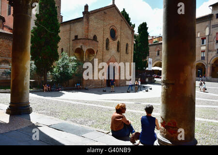 Santo Stefano Piazza Bologna, Emilia-Romagna, Italien, Europa Stockfoto