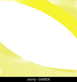 Abstrakte gelbe Lichtwelle Hintergrund, Lager Vektor Stock Vektor