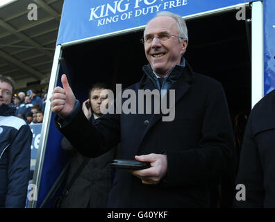 Fußball - FA Cup - Dritte Runde - Leicester City / Manchester City - Walkers Stadium. Sven Goran Eriksson, Manager von Leicester City Stockfoto