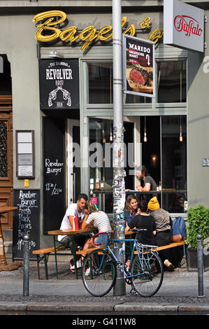 Bagels Hackeschen Hofe - Hackescher Markt Bereich Scheunenviertel Berlin Deutschland Stockfoto