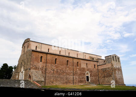 Abtei von San Giovanni in Venere in Fossacesia (Italien) Stockfoto