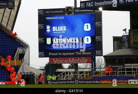 Fußball - Barclays Premier League - Birmingham City V Aston Villa - St Andrew Stockfoto