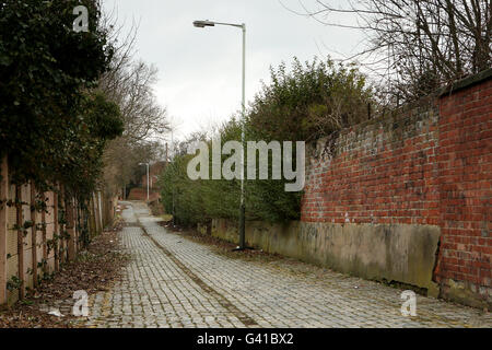 Fußball - Grundstück alte Fußball - Darlington - Feethams Stockfoto