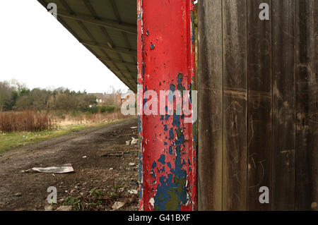 Fußball - Grundstück alte Fußball - Darlington - Feethams Stockfoto