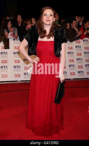 Jennie McAlpine bei der Ankunft für die National Television Awards 2011 in der O2 Arena, London. Stockfoto