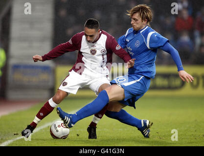 Fußball - Clydesdale Bank Scottish Premier League - Heart of Midlothian V St Johnstone - Tynecastle Stadium Stockfoto