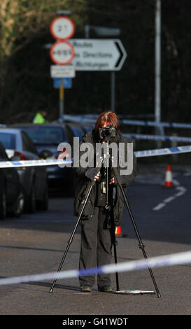 Mann erstochen in Folkestone Stockfoto