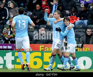 Fußball - Pokal - 4. Runde - Notts County V Manchester City - Meadow Lane Stockfoto