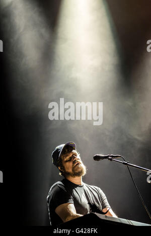 Barcelona, Katalonien, Spanien. 17. Juni 2016. US-amerikanischer Sänger und Songwriter JOHN GRANT tritt am zweiten Tag der SONAR 2016 Barcelona Kredit: Matthias Oesterle/ZUMA Draht/Alamy Live News Stockfoto