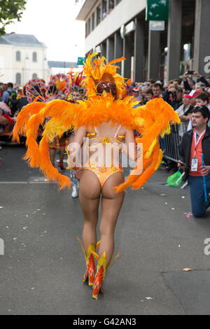 Rennstrecke in Le Mans, Le Mans, Frankreich. 17. Juni 2016. Le Mans 24 Stunden Fahrer Parade. Lokale Unterhaltung. Bildnachweis: Aktion Plus Sport/Alamy Live-Nachrichten Stockfoto