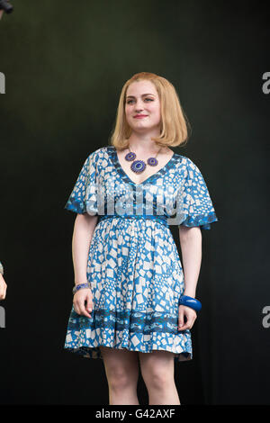 Trafalgar Square London, UK. 18. Juni 2016. Schön das Carole King Musical auf der Bühne im West End Live in Trafalgar Square London Credit: Keith Larby/Alamy Live News Stockfoto